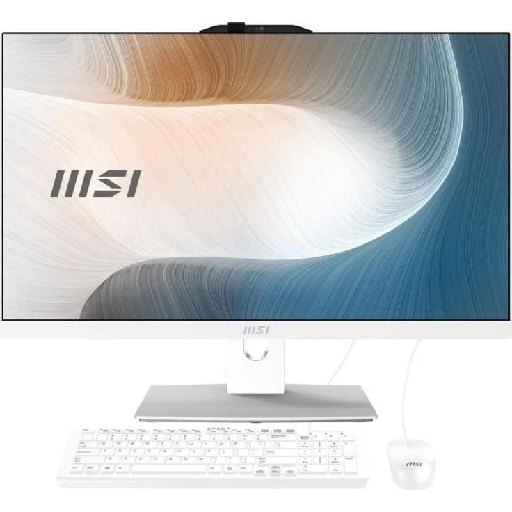MSI Modern AM272P 1M-1268XFR, 27 Zoll Full HD All-in-One-PC, Intel Core 7, 16 GB RAM, 1 TB SSD, Weiß