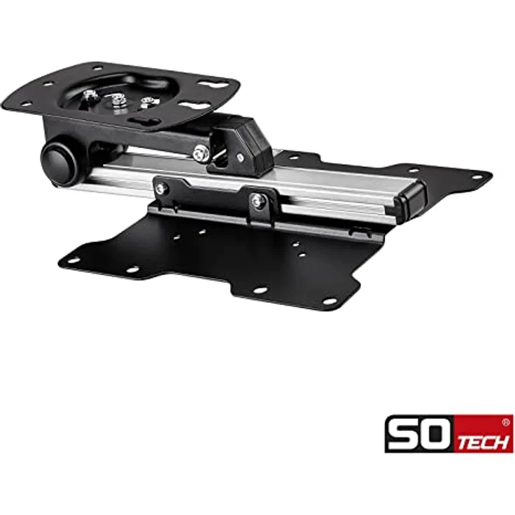 SOTECH klappbare TV Deckenhalterung DH-01-37, drehbar, höhenverstellbar, neigbar für 17-37 Zoll TVs, belastbar bis 20 kg, VESA kompatibel, schwarz – Bild 3