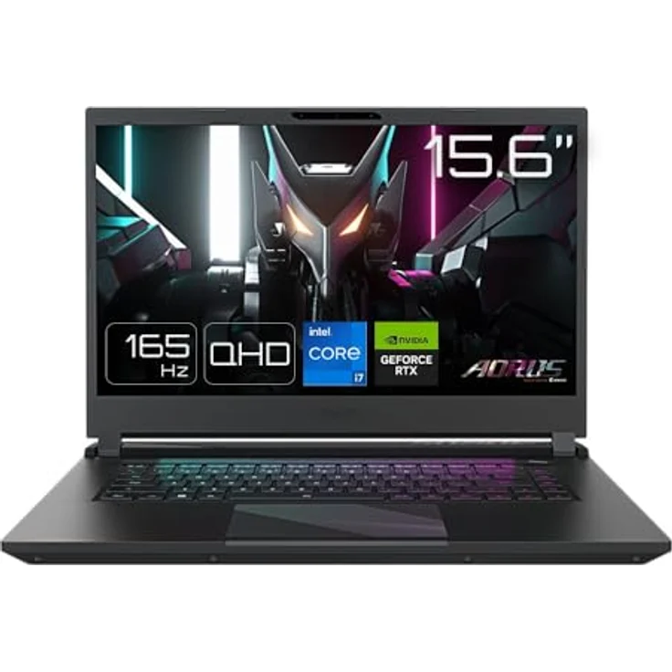 Gigabyte AORUS 15 BKF-H3DE754SH, Gaming Laptop mit Intel Core i7-13620H, 15 Zoll QHD 165Hz Display, RTX4060 8GB, 1TB SSD, W11H - Preisvergleich – Bild 1
