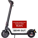 Scoot One E-Scooter E7 Elektroroller, 20,00 km/h, klappbar, extra breiter Lenker, schnelle Ladezeit - Schwarz