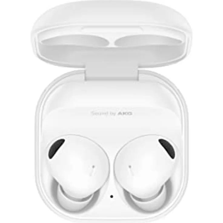 Samsung Galaxy Buds2 Pro, Bluetooth-Kopfhörer, True Wireless, Geräuschunterdrückung, Ladetasche, Qualität, Wasserdicht, Weiß