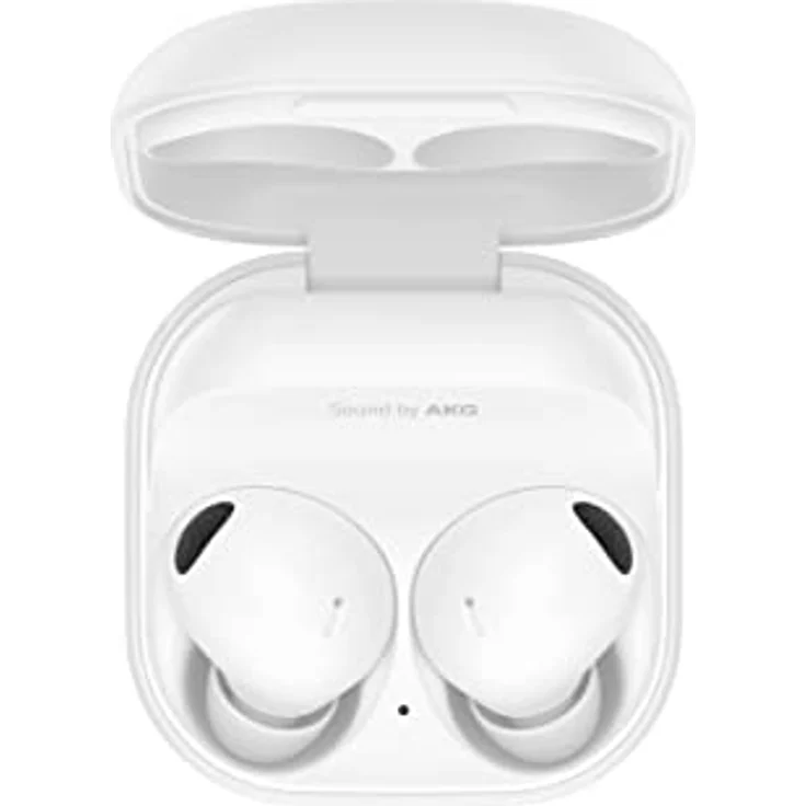 Samsung Galaxy Buds2 Pro, Bluetooth-Kopfhörer, True Wireless, Geräuschunterdrückung, Ladetasche, Qualität, Wasserdicht, Weiß – Bild 1