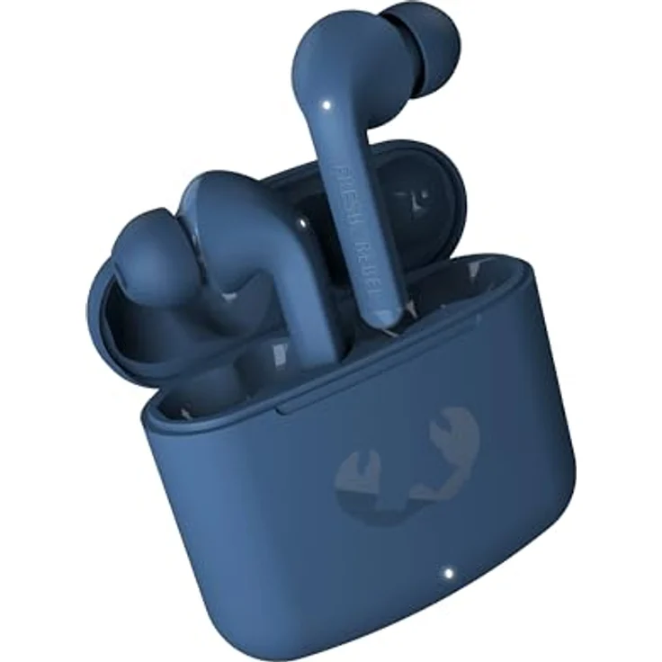 Fresh 'n Rebel Twins Fuse, True Wireless kabellose In-Ear-Bluetooth-Kopfhörer mit Spitze, mit Sprachassistent, Touch-Steuerung und eingebautem Mikrofon, 30 Stunden Spielzeit (Steel Blue) - Preisvergleich – Bild 1