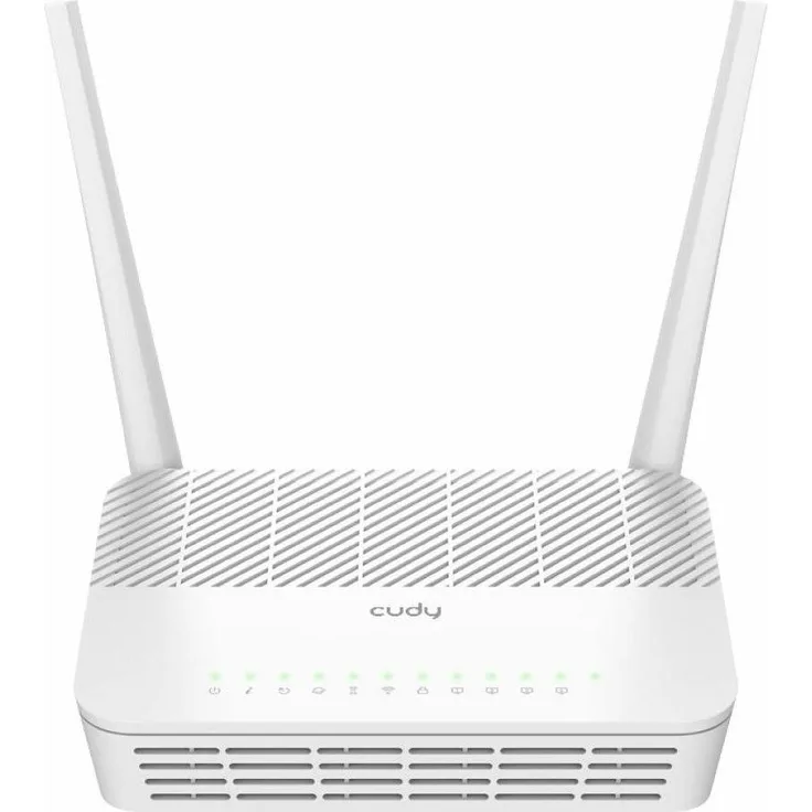 Cudy AC1200 Wi-Fi GPON Router, Dual-Band WLAN-Router mit 867 Mbit/s und Gigabit Ethernet, Weiss