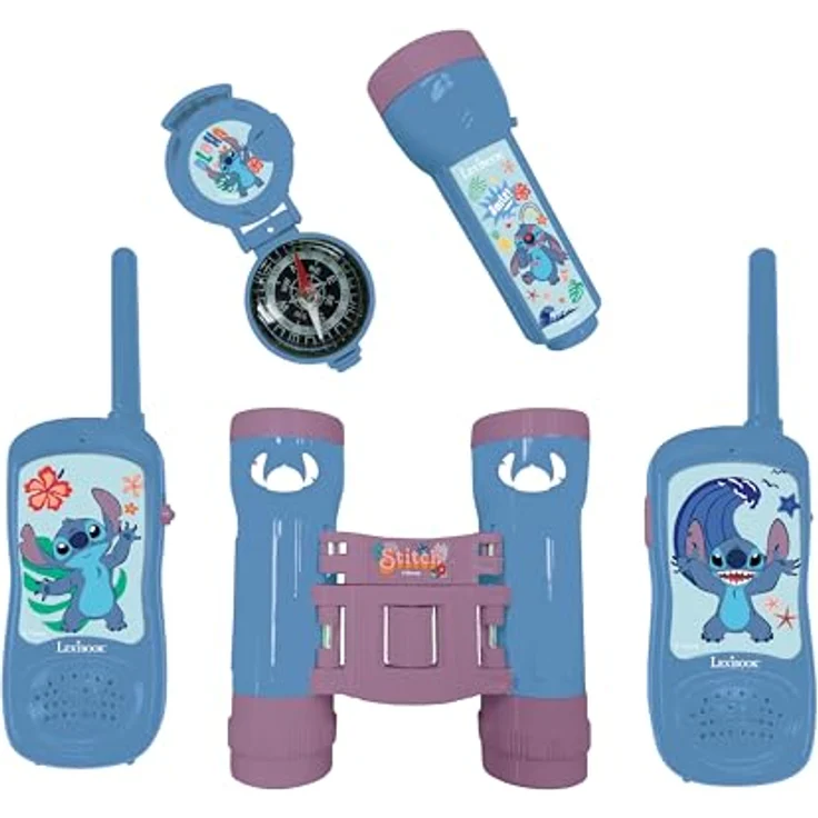 Lexibook Lilo & Stitch Avonturenset, Walkie Talkies mit Stitch-Design – Bild 1