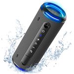 Tronsmart T7Lite Bluetooth Lautsprecher mit Dual Treiber Starkem Bass, IPX7 Wasserdicht, Stereo-Sound, 24h Spielzeit Musikbox für Partys, im Freien (Schwarz)