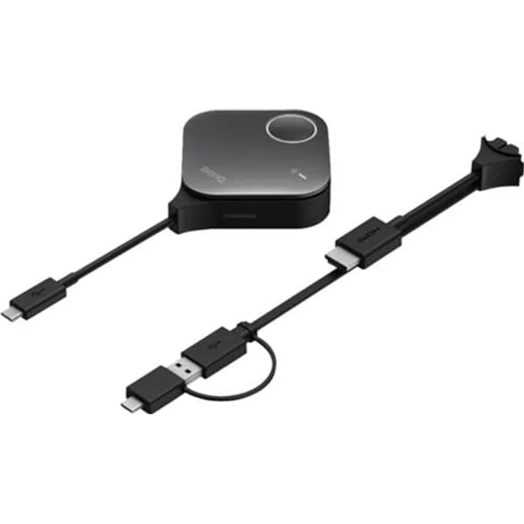 BenQ Instashow VS25, Digital Signal Transmitter in Schwarz mit kompakten Abmessungen (123 mm x 49 mm x 123 mm) und leichtem Gewicht (300 g)