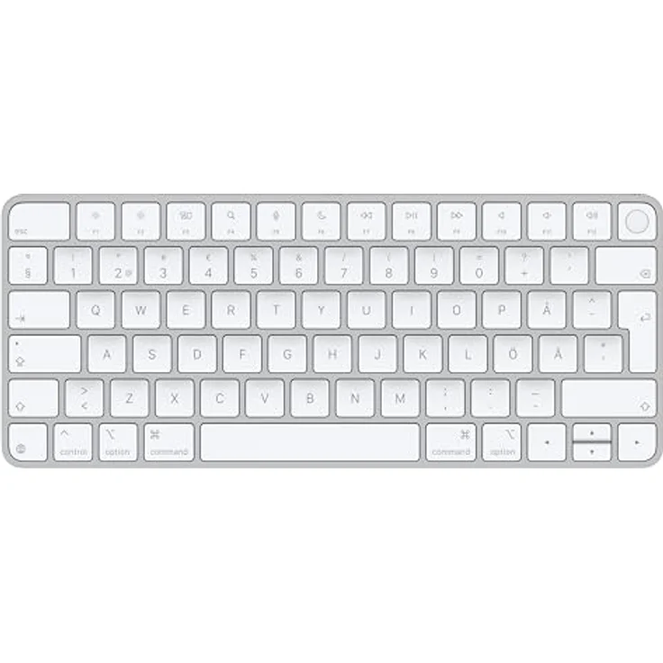 Apple Magic Keyboard mit Touch ID, kabellose Tastatur für Mac Modelle mit Apple Chip, Schwedisch, USB-C Anschluss – Bild 1