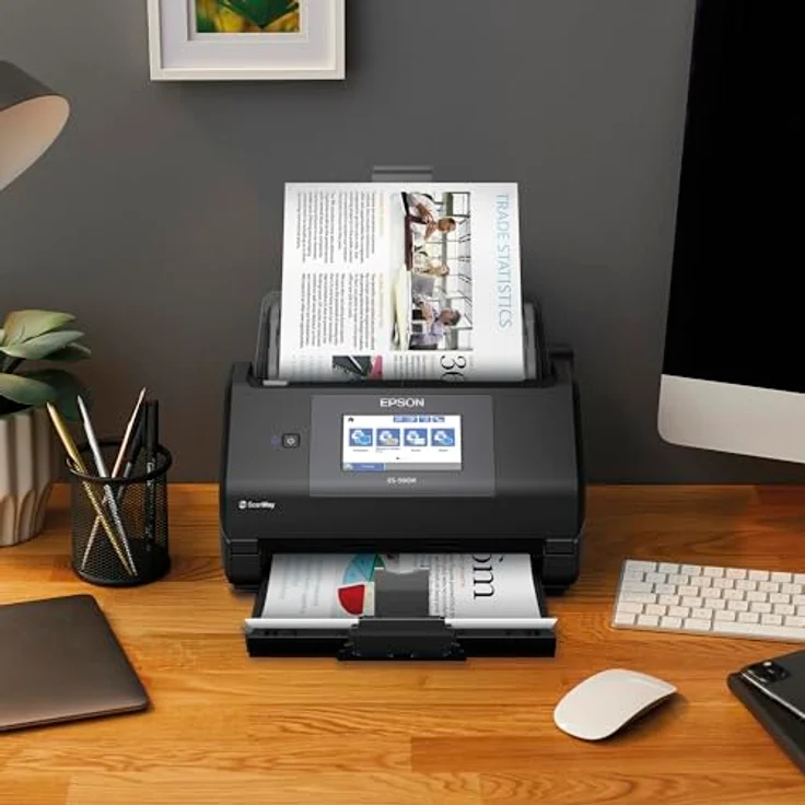Epson WorkForce ES-590W, Dokumentenscanner mit 600 x 600 dpi, Duplex-Funktion, 45 Seiten/Min, schwarz – Bild 6