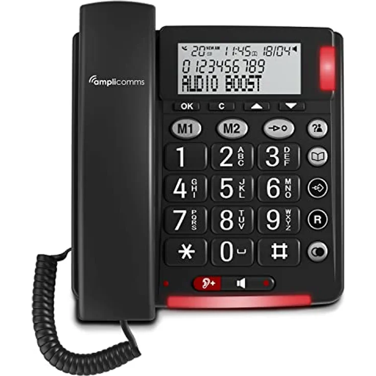 Amplicomms BigTel 48 Plus UN Analog Telefon dark grey, 00501 – Bild 2