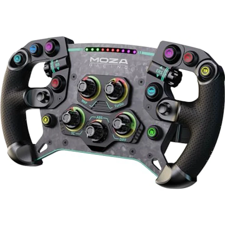 Moza GS V2P Gaming Controller für PC, Schwarz, mit programmierbaren mechanischen Tasten und RGB-Schaltanzeige – Bild 2