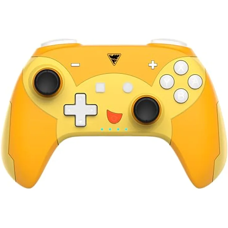 DragonShock Controller Poptop Wireless Pikachio Switch, Kabelloses Gaming-Controller mit programmierbaren Tasten und ergonomischer Gestaltung, Mehrfarbig