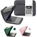 Philbert Danish Design Laptop-Sonnenschutz aus Hanf und veganem Leder, 15-16 Zoll, flexibel und umweltfreundlich