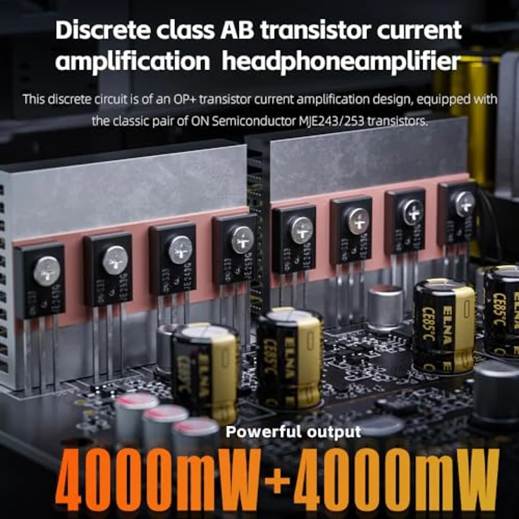 FiiO K17, USB-DAC und Kopfhörerverstärker mit Klangregelung, Bluetooth, WLAN, aptX, Schwarz – Bild 4