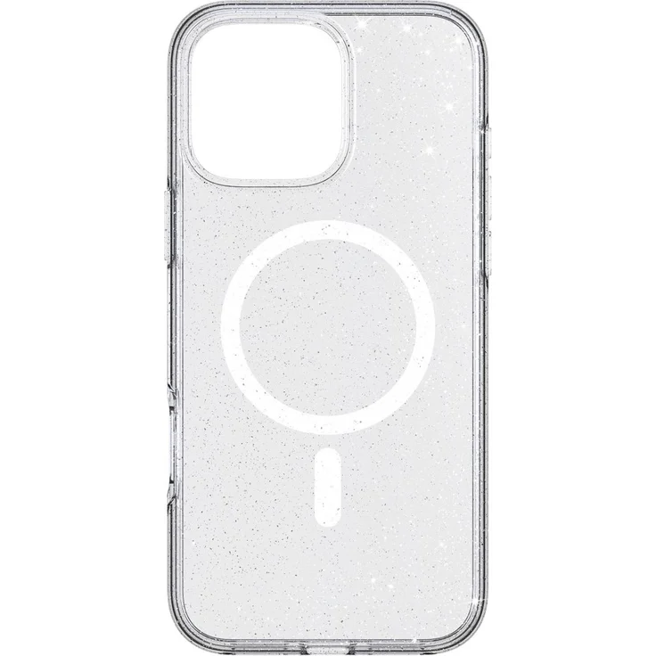 White Diamonds Mag Glitter Case Cover für Apple iPhone 16 Pro Max, Transparent
