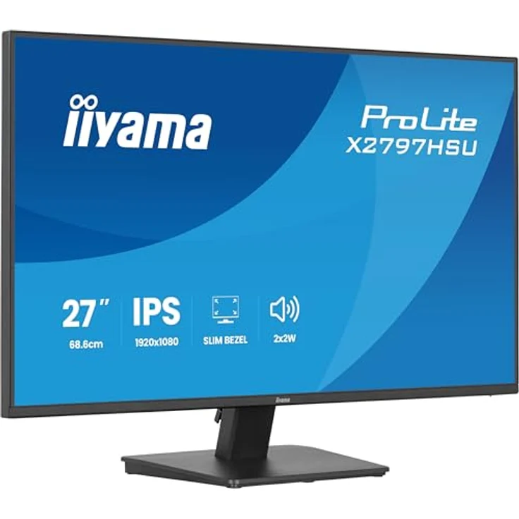 iiyama ProLite X2797HSU-B1, 27" IPS-Monitor mit TÜV Rheinland Eye Comfort, 120 Hz, nachhaltige Energieeffizienz – Bild 2
