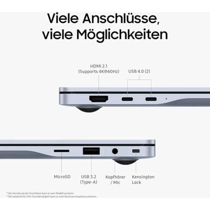 Samsung Galaxy Book4 Edge, 15,6-Zoll Galaxy AI-Laptop mit Snapdragon X Plus, 16GB RAM, 256GB Speicher, Wi-Fi 7, Sapphire Blue, 3 Jahre Herstellergarantie, Windows 11 Home – Bild 5