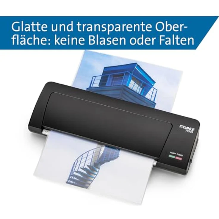 DAHLE Laminierfolien glänzend A3, 80 micron, 100 Stück, Schutzfolie für Dokumente – Bild 6