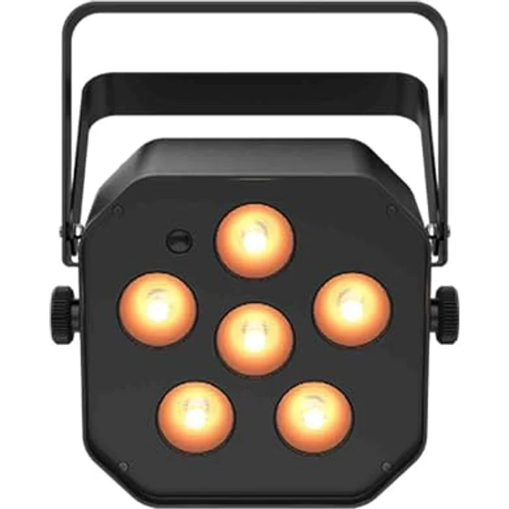 Chauvet DJ EZLink Par Q6BT ILS, kabelloser LED Par Scheinwerfer mit RGBA LEDs und Bluetooth®, bis zu 20 Stunden Betriebszeit – Bild 2