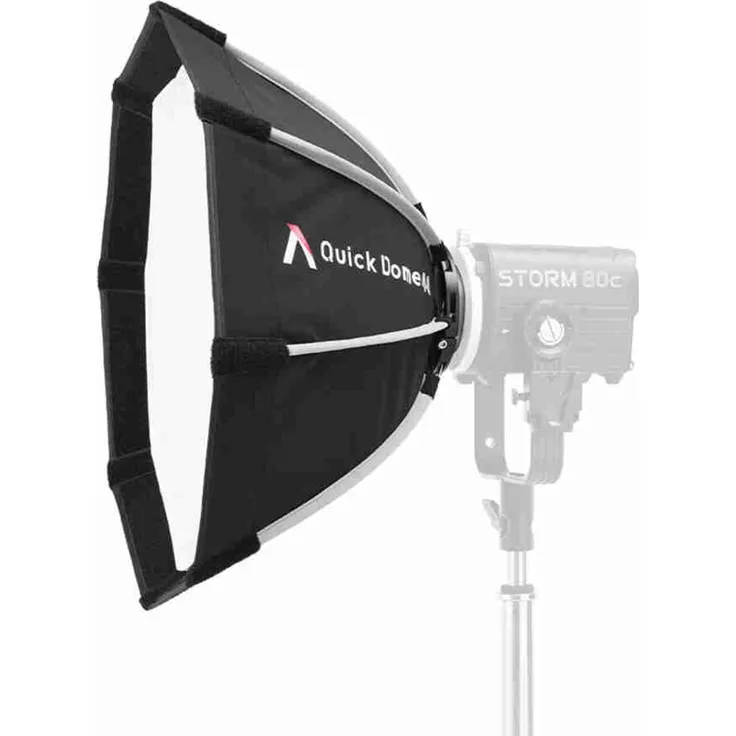 Aputure Quick Dome 40, Mini ProLock-Softbox mit 40 cm Durchmesser, abgerundetes Design, schnell spannbare Stangen, inklusive Diffusionstücher und Lichtsteuerungsgitter