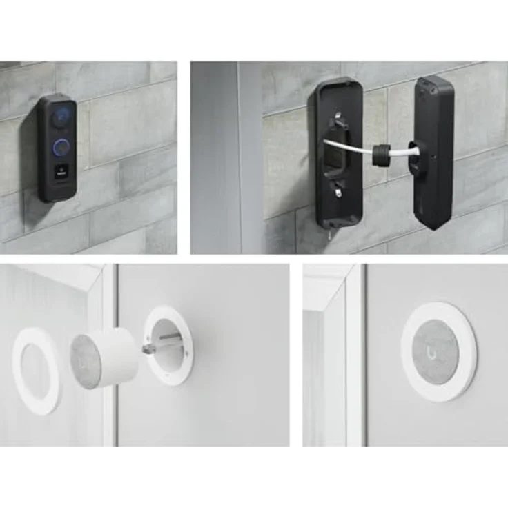 Ubiquiti UniFi Access Doorbell Pro PoE KIT, smarte Türklingel mit Kamera, kabelgebunden, weiß – Bild 6