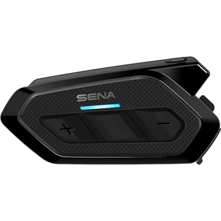 Sena Spider RT1 Dual Pack, Motorrad-Sprechanlage mit Mesh-Technologie, HD-Lautsprechern und 12 Stunden Sprechzeit, Schwarz/Grau