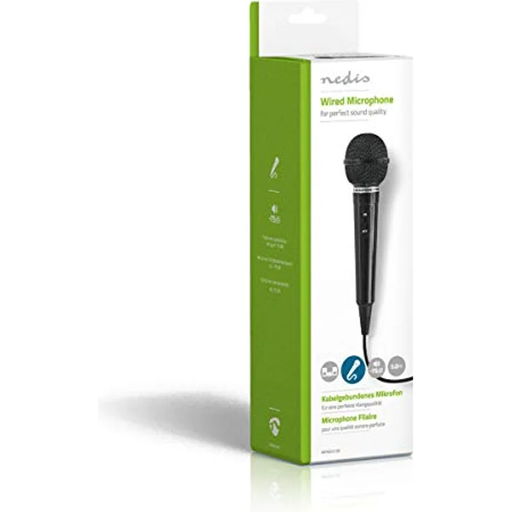 Kabelgebundenes Mikrofon | Empfindlichkeit -75 dB +--3 dB | 80 Hz - 12 kHz | 5,0 m – Bild 6