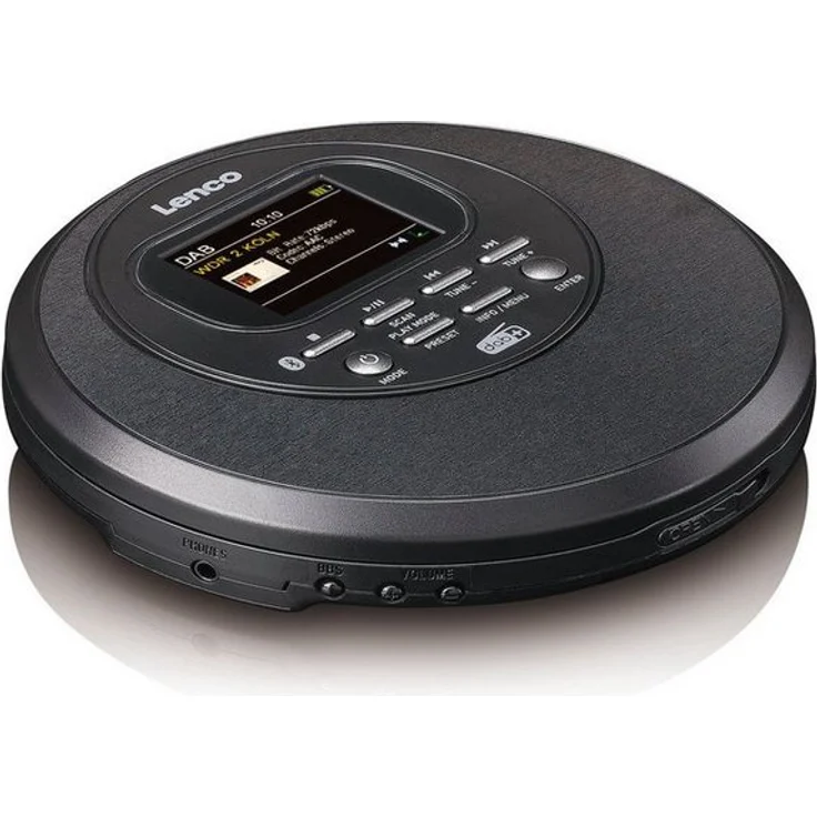 Lenco CD-500 Portabler CD-Player mit DAB+ Radio BT Akku CD-Player (Bluetooth, UKW Radio) – Bild 1