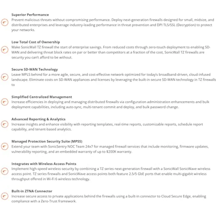 SonicWall TZ680 High Availability (03-SSC-7014), Redundante HA-Einheit für TZ680-Firewall-Synchronisation, Ideal für nahtloses Failover und Netzwerk-Resilienz – Bild 3