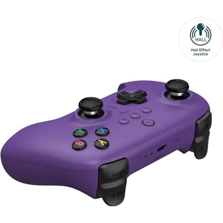 8Bitdo Ultimate 2.4G Wireless Controller, Hall Effect Joystick Update, Gaming Controller with Charging Dock for PC, Android, Steam Deck & Apple (Purple) – Bild 3