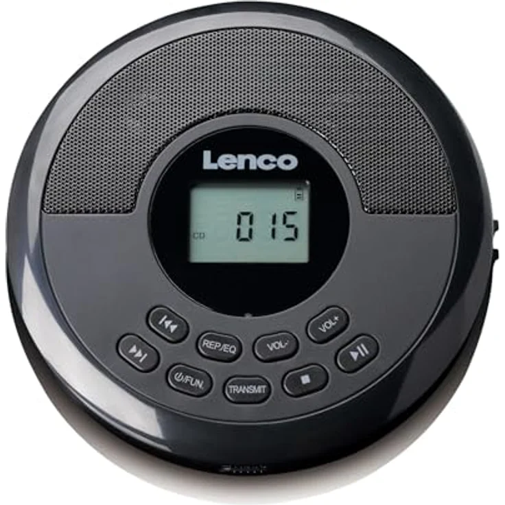 Lenco CD-340BK, Kompaktradio mit CD-Player und UKW, Schwarz – Bild 1