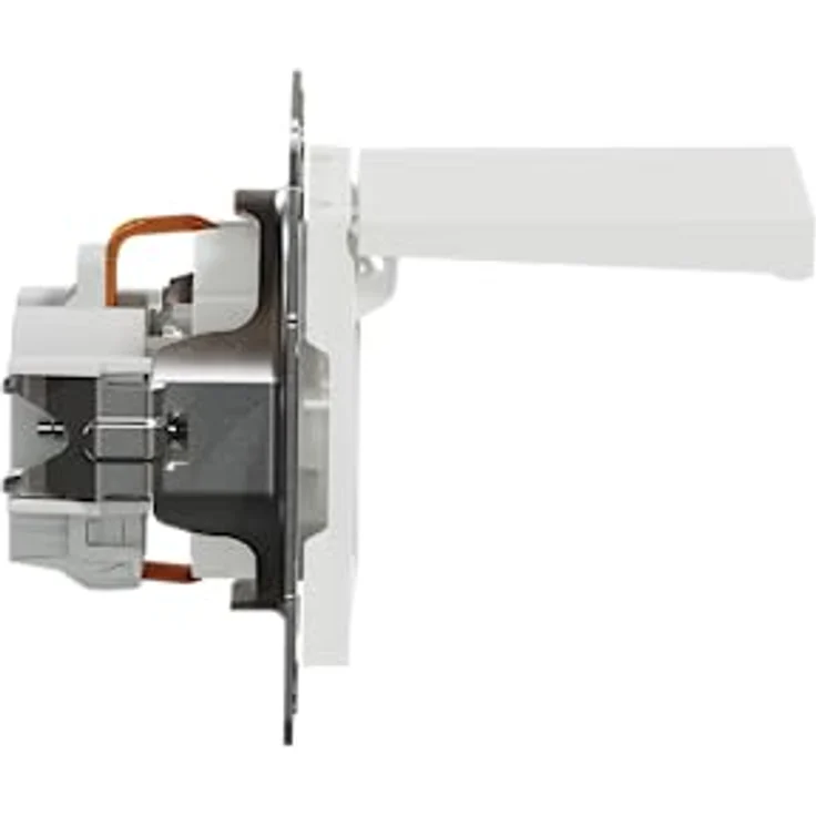Schneider Electric Asfora EPH3170121D SCHUKO-Steckdose 16A Klappdeckel, Schutzkontaktsteckdose, Steckdose Unterputz,Steckklemmen, Weiß – Bild 3