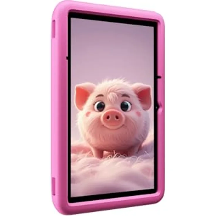 Blackview Tab A6 Kids, 10,1" HD Kinder Tablet mit Octa-Core, 12GB RAM, 128GB Speicher, Wi-Fi 6, Android 14, EVA-Schutzhülle – Pink