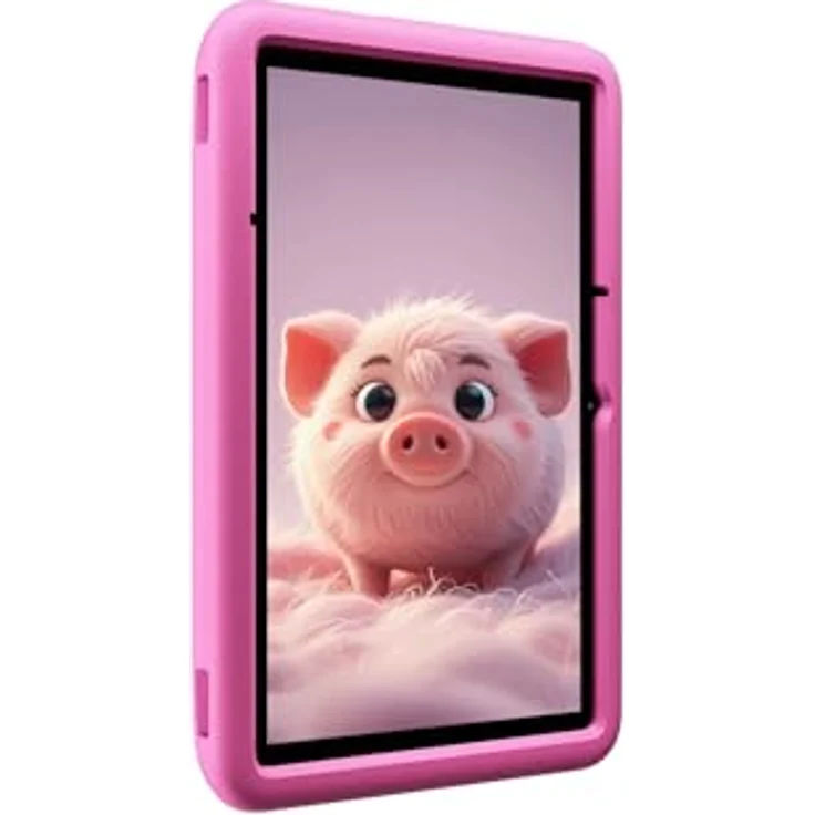Blackview Tab A6 Kids, 10,1" HD Kinder Tablet mit Octa-Core, 12GB RAM, 128GB Speicher, Wi-Fi 6, Android 14, EVA-Schutzhülle – Pink – Bild 1