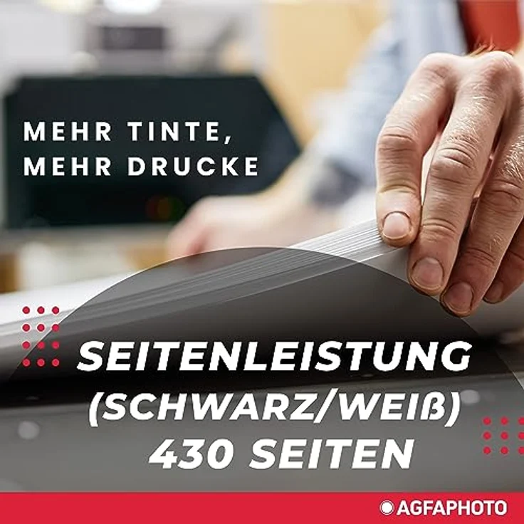 AgfaPhoto APHP302XLB nachgefüllt Tintenpatronen 1er Pack – Bild 4