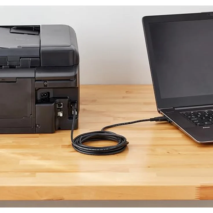 AmazonBasics USB 2.0-Druckerkabel A-Stecker auf B-Stecker, 3 m - Preisvergleich – Bild 6