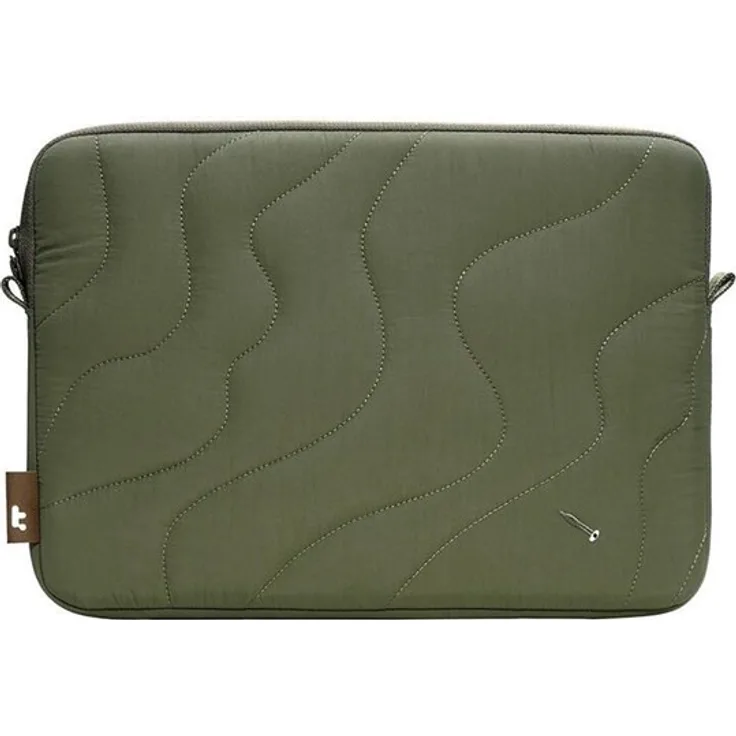 Tomtoc Terra-A27 16'' Laptop-Hülle, grün, mit 100% recycelten Stoffen, CornerArmor X4-Schutz und weichem Velours-Innenfutter