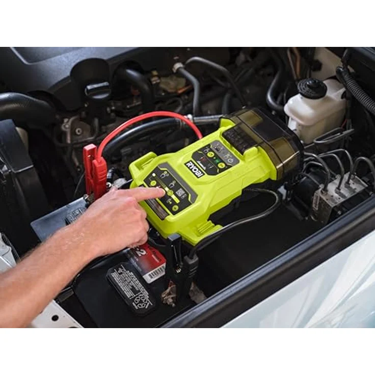 RYOBI 18V ONE+ Akku-Starthilfe, Verpolungsschutz, LED-Licht, Anti-Funken-Technologie – ohne Akku & Ladegerät – Bild 3