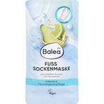 Balea Fuß Socken Maske mit Limette-Extrakt und Avocadoöl, dermatologisch getestete Hautverträglichkeit