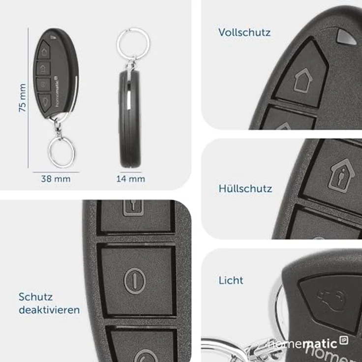Homematic IP Schlüsselbundfernbedienung – Alarm (HmIP-KRCA) – Bild 6