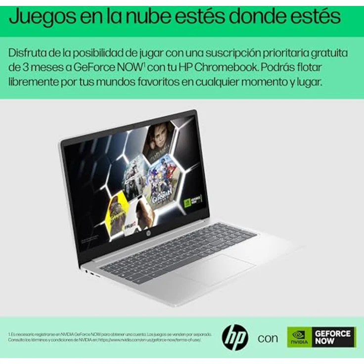 HP Laptop Chromebook Plus 15a-nb0004ns 15,6" Intel Celeron N3050 8GB RAM 256GB, Mehrfarbig – Bild 5