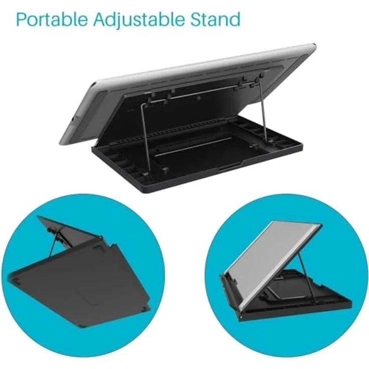 HUION KAMVAS PRO 12 Grafiktablett - 11.6 Zoll - Schwarz - 5080 lpi - USB - Neigungsunterstützung - 8192 Druckniveaus – Bild 5