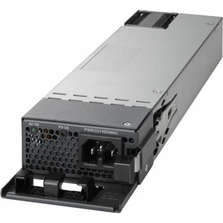 Cisco PWR-C1-1100WAC-P, 1100W AC 80+ Platinum Netzteil, Plug-In Modul, Schwarz/Grau