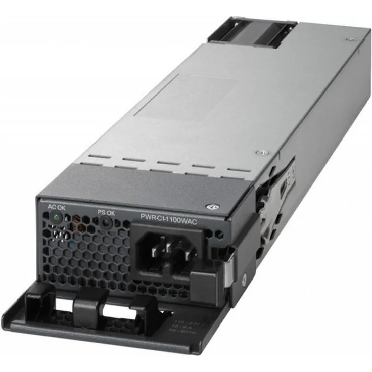 Cisco PWR-C1-1100WAC-P, 1100W AC 80+ Platinum Netzteil, Plug-In Modul, Schwarz/Grau