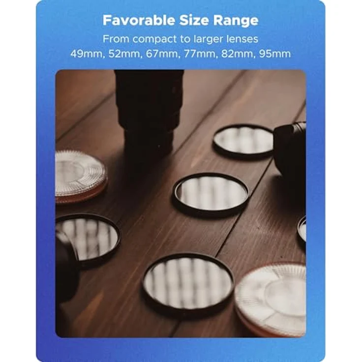 Hoya CineProHD BlackMist 67mm 1/8, Kamera-Filter für filmische Effekte mit Glanzlichtern und Weichzeichnung – Bild 6