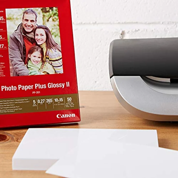 Canon Photo Paper Plus II PP-201 - Fotopapier, glänzend - 100 x 150 mm - 260 g/m2 - 50 Blatt (2311B003) – Bild 4