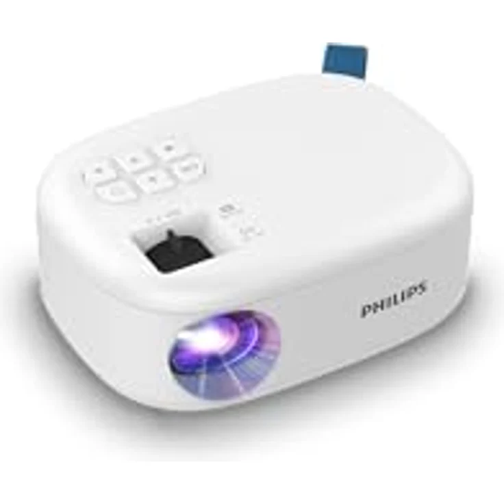 PHILIPS NEOPIX 113 HD Projektor, Echtes 720p HD, Wi-Fi-Bildschirmspiegelung, Media Player – Bild 2