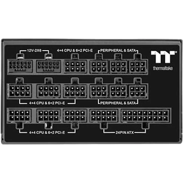 Thermaltake Toughpower TF3 1550W| PC-ATX-3.0-Netzteil | PCIe Gen 5.0 | 80-Plus-Titanium | voll-modular | leiser 140 Lüfter | EU Zertifiziert – Bild 5