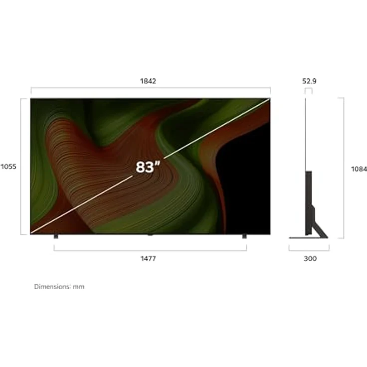 LG OLED83B59LA, 83 Zoll 4K OLED AI TV mit α8 Gen2 Prozessor, webOS 25 und 120Hz Gaming – Bild 5