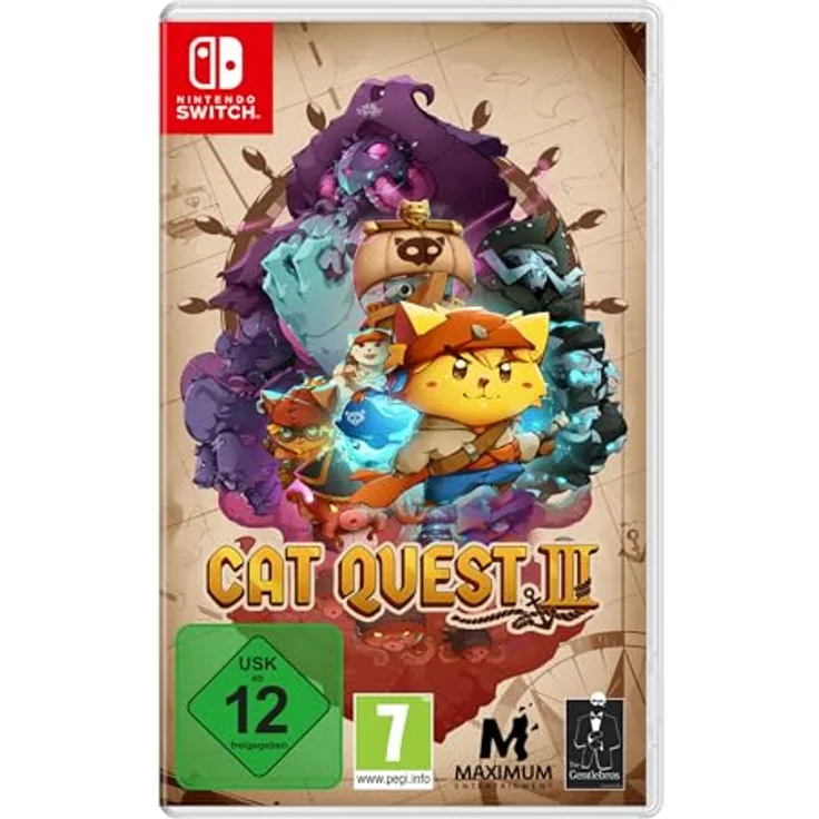 Astragon Cat Quest III [Nintendo Switch], Open-World Katzen-Abenteuer mit Schiffserkundung, lokaler Koop-Modus
